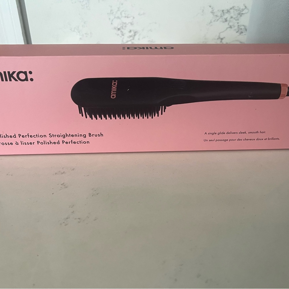 Amika Black Hair Straightening Brush